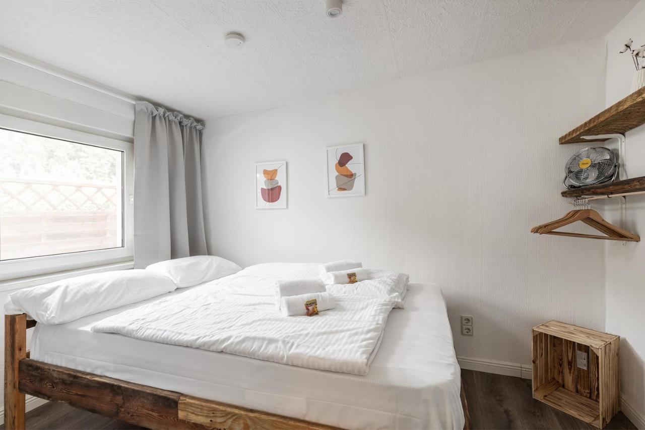 Am Grimnitzsee Gemutliches Tiny House Bungalow Mit Sauna Und Kamin Joachimsthal Exterior photo